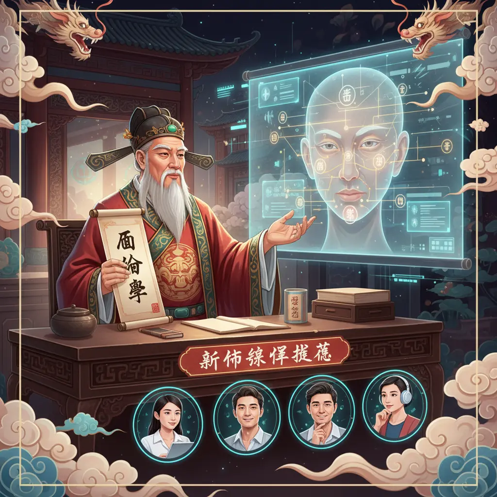 算命師傅推薦 - 面相學