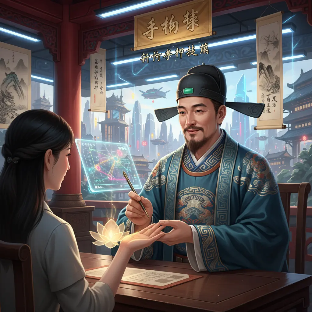 算命師傅推薦 - 手相學